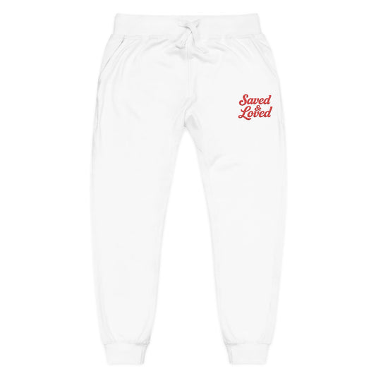 SAVED & LOVED Embroidered Sweatpants