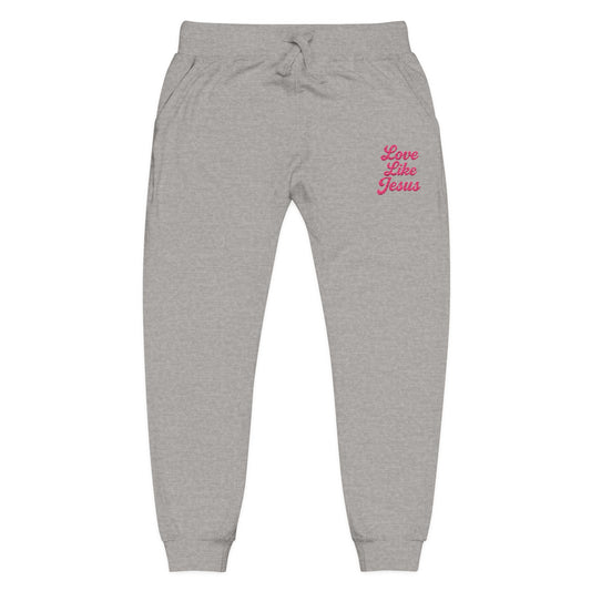 LOVE LIKE JESUS Embroidered Sweatpants