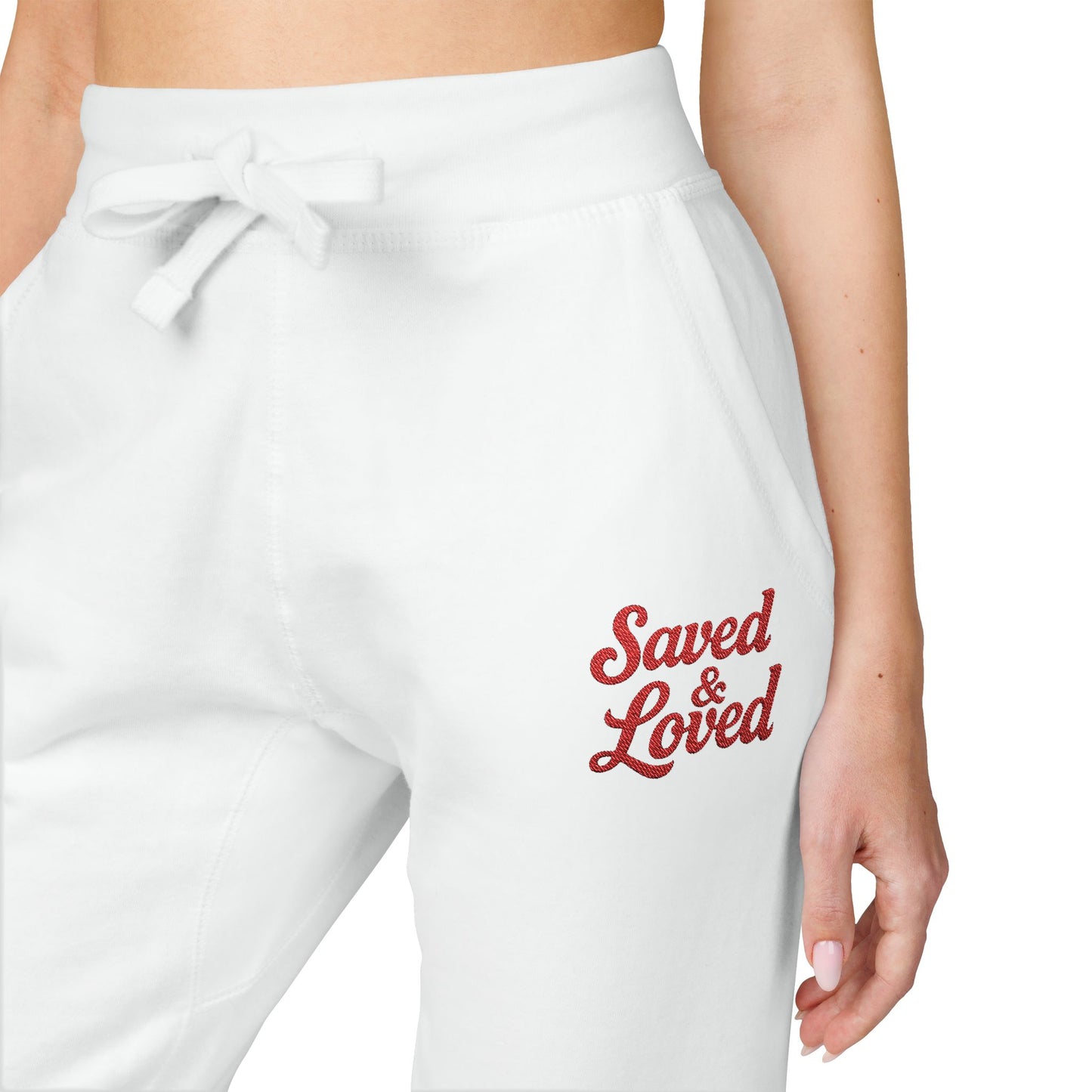 SAVED & LOVED Embroidered Sweatpants