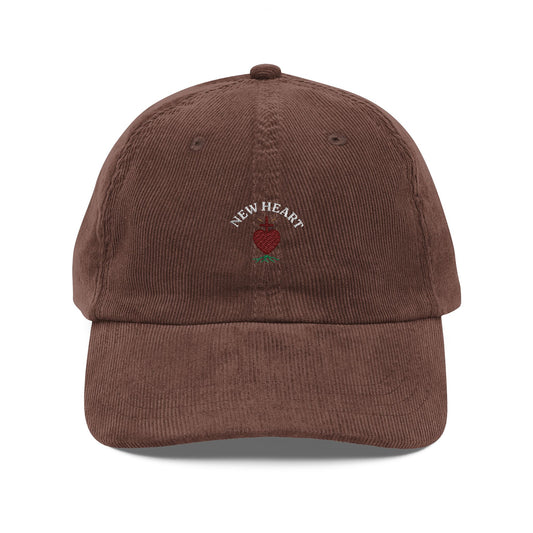 REBORN : New Heart Corduroy Cap