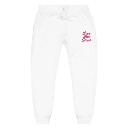 LOVE LIKE JESUS Embroidered Sweatpants