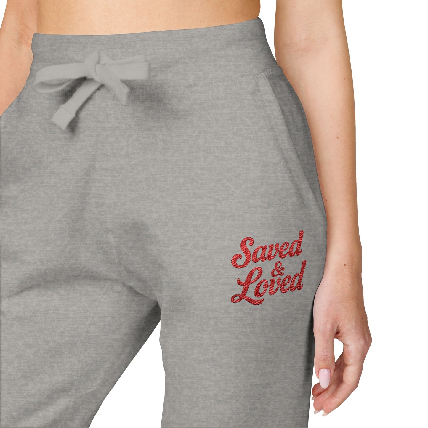 SAVED & LOVED Embroidered Sweatpants
