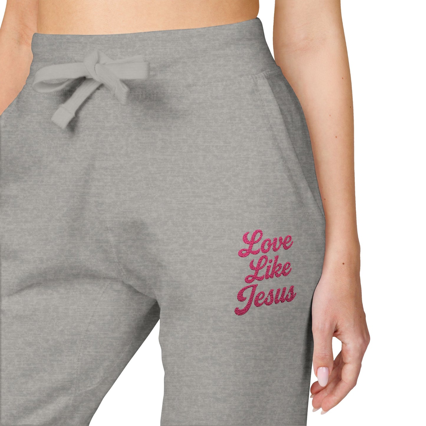 LOVE LIKE JESUS Embroidered Sweatpants
