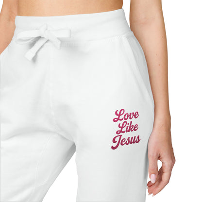 LOVE LIKE JESUS Embroidered Sweatpants